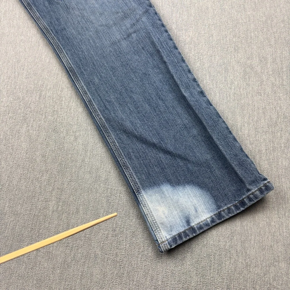 Carhartt Jeans Mens 36x34 Blue Denim Relaxed Fit Straight Holter Workwear 101483